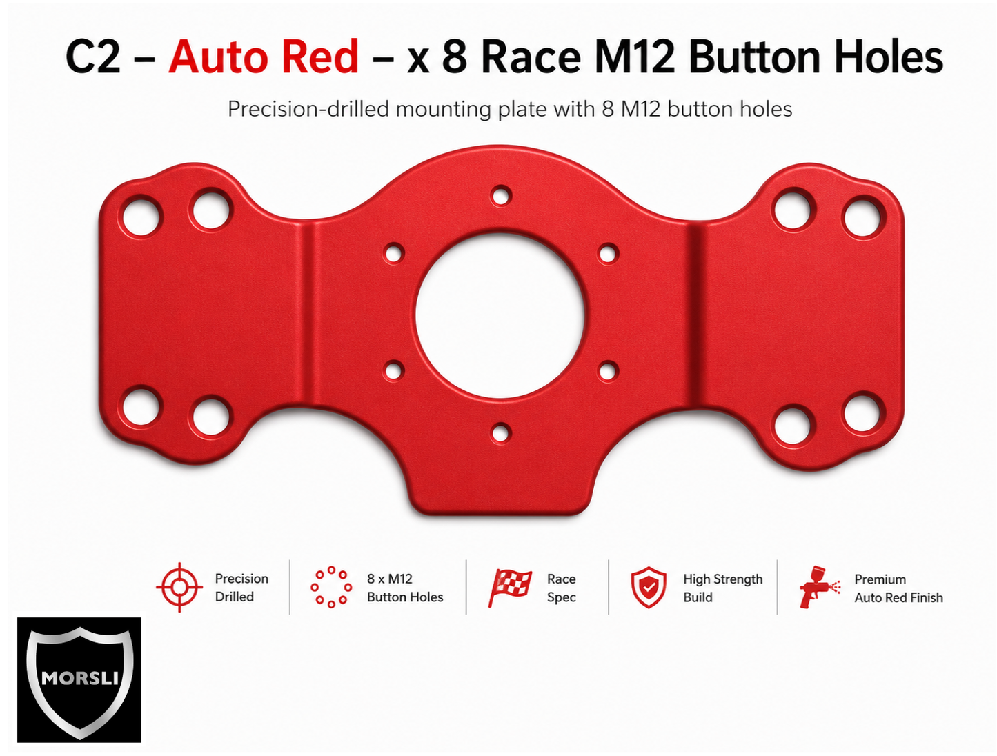 C2 Auto Red : Race-Spec Command Plate