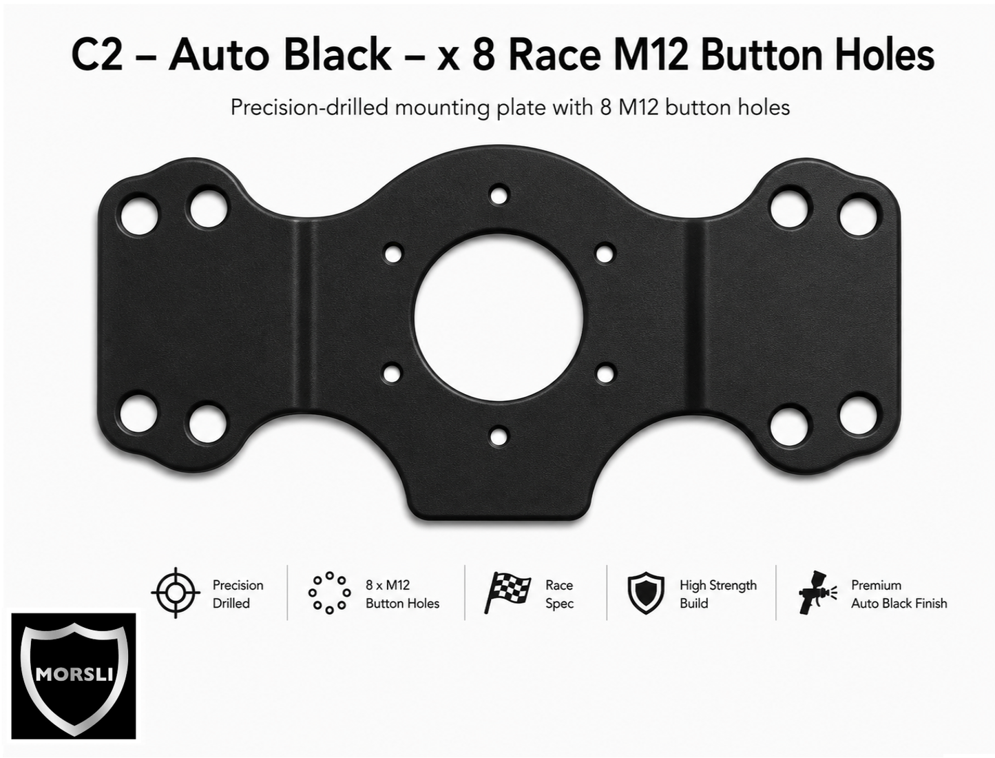C2 Auto Black : Race-Spec Command Plate